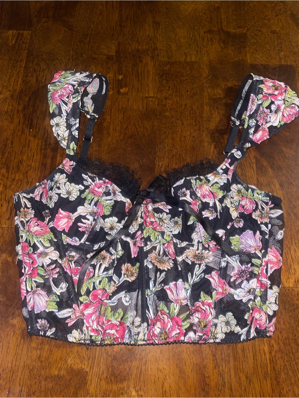 Victoria's Secret Floral Corset Top